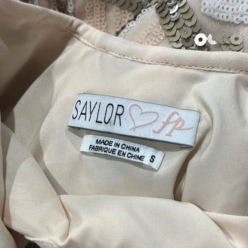 Free People Saylor Harper Sequin Shift Dress - S - Picture 13 of 13